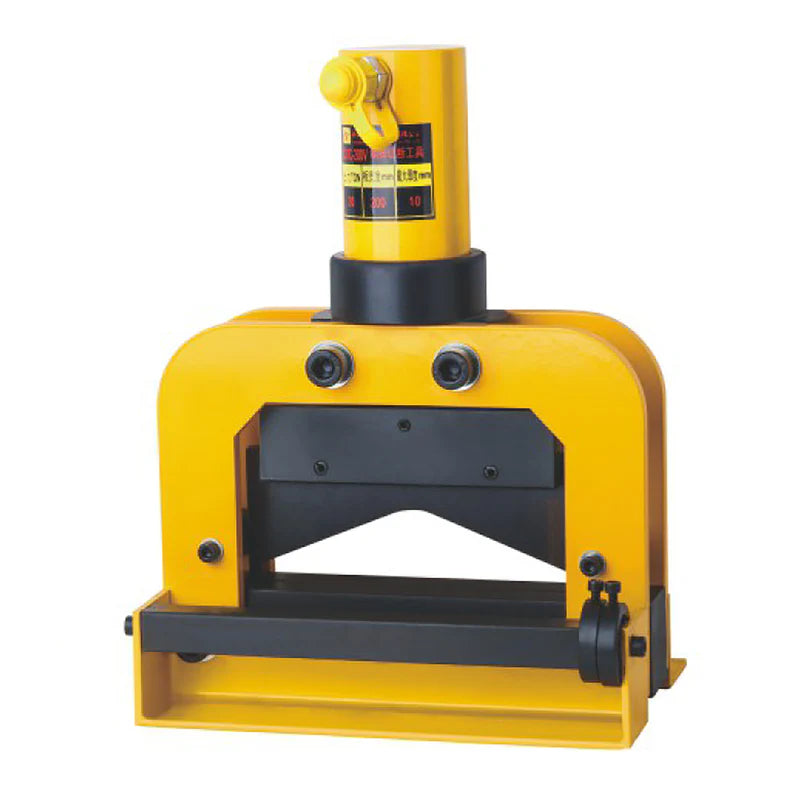CWC200V Hydraulic Busbar Cutter, V Blade, 25T Output Force, 0.47X7.8 inch Cutting Capacity