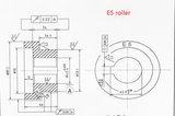 E5- Optional dies for 173803 ETB-25 bead roller