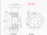 E6- Optional dies for 173803 ETB-25 bead roller