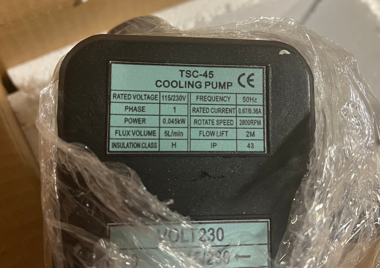 Coolant pump (Tank not included) for Kaka Industrial BS-712N/BS-712R/BS-912B Bandsaw