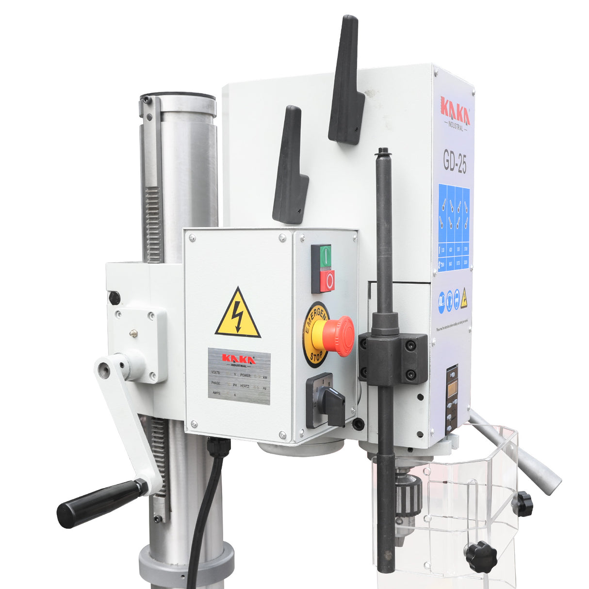 Perceuse verticale Kaka Industrial GD-25.220V-60HZ-3PH. 