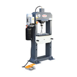 HP-25F   Electric Hydraulic Press with Foot Pedal control,Hydraulic Electric Pump, H-Frame Shop Press with Gear pump,25 ton Frame Capacity,9.8 in Stroke (220V-60HZ-1PH)