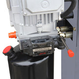 HP-25F   Electric Hydraulic Press with Foot Pedal control,Hydraulic Electric Pump, H-Frame Shop Press with Gear pump,25 ton Frame Capacity,9.8 in Stroke (220V-60HZ-1PH)