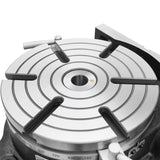 Kaka Industrial HV-10, 10”Horizontal Vertical Rotary Table TSL Vertical & Horizontal MT3 Center Sleeve Rotary Table 6 slot Precision Milling Table 360 Degrees Precision Rotary Table