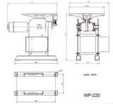Kaka Industrial WP220 Welding Positioner (110V -60HZ-1PH)