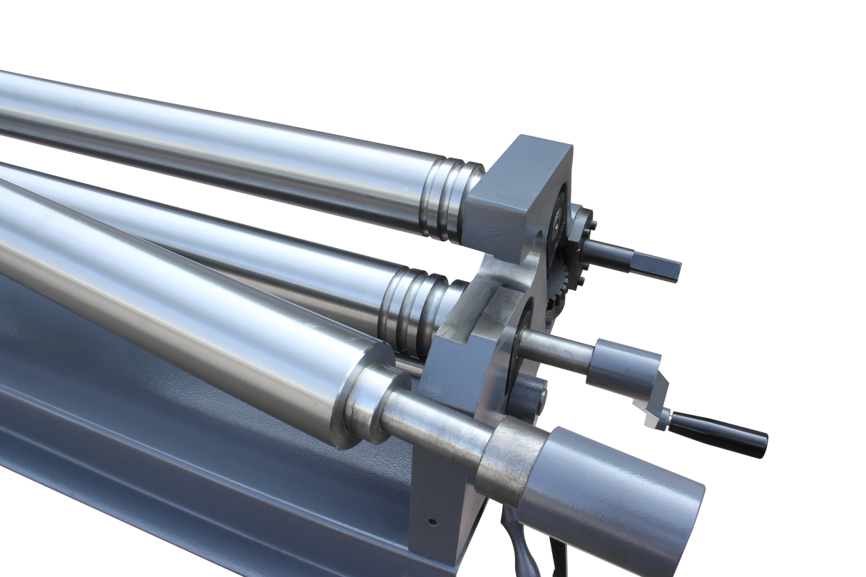 W01-5116A, 50" X 16 Ga. Slip Roll Machine with Rear Axle Lifting and Removable Rollers