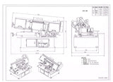 (PRÉCOMMANDE) KAKA Industrial BS-1018T Scie à ruban pour métal 10 "220V-60HZ-1PH 