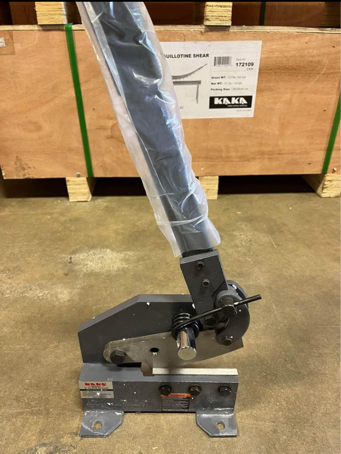 (DEMO/OPEN BOX) 5-Inch Sheet Metal Plate Shear HS-5