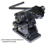(DEMO/OPEN BOX)  PR-3 Manual Plate Steel Ring Roll Bender, 3” Diameter Portable Hand Crank