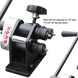 (DEMO/OPEN BOX)  PR-3 Manual Plate Steel Ring Roll Bender, 3” Diameter Portable Hand Crank