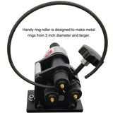 (DEMO/OPEN BOX)  PR-3 Manual Plate Steel Ring Roll Bender, 3” Diameter Portable Hand Crank