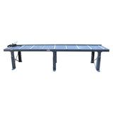 KAKA INDUSTRIAL RB365x3000D ROLLER CONVEYOR WITH DIGITAL LENGTH STOP