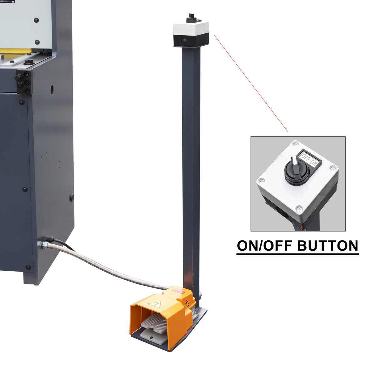 (PRÉCOMMANDE) Kaka Industrial THS-5212 Cisaille hydraulique de haute qualité de calibre 12 de 52 pouces. 115V et 230V / 60HZ / 1PH, précâblé 230V.