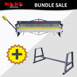 Kaka Industrial W-4816Z  48" 16 Gauge Pan and Box Brake + D type stand