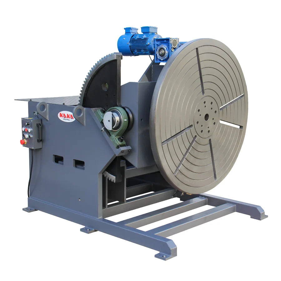 Kaka Industrial WP-1000 Heavy Duty Welding Positioner , 3300 LBS Horizontal /2200 LBS Vertical Capacity, Table Tilting Welding Positioner