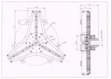 WPC-1000 3-JAW SELF-CENTERING WELDING CHUCK