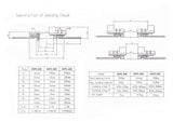 Kaka Industrial WPC-400 Welding Positioner Chuck (For WP-500 welding positioner)