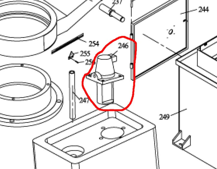 Coolant pump  for BS-1018R