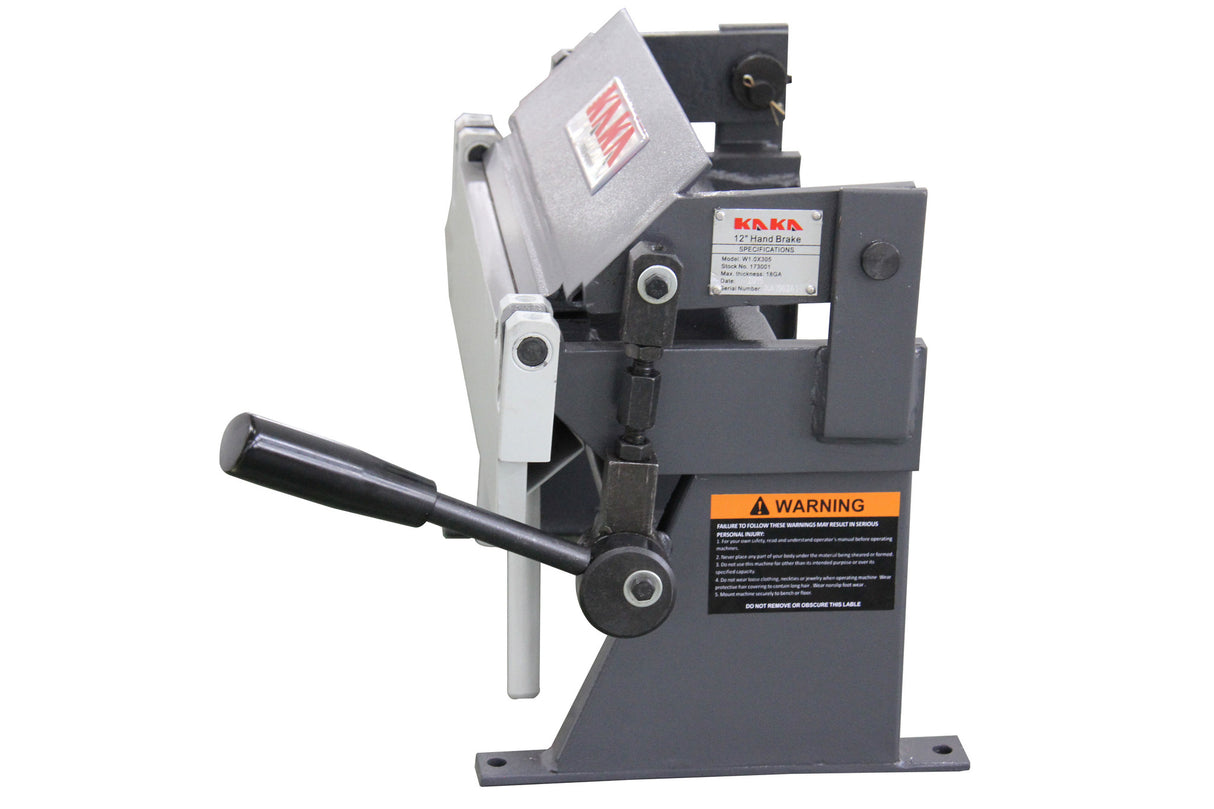 12" 20 Gauge Hand Brake W-1220