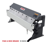 KAKA Industrial 36" 20 Gauge PAN & BOX BRAKE  W-3620A