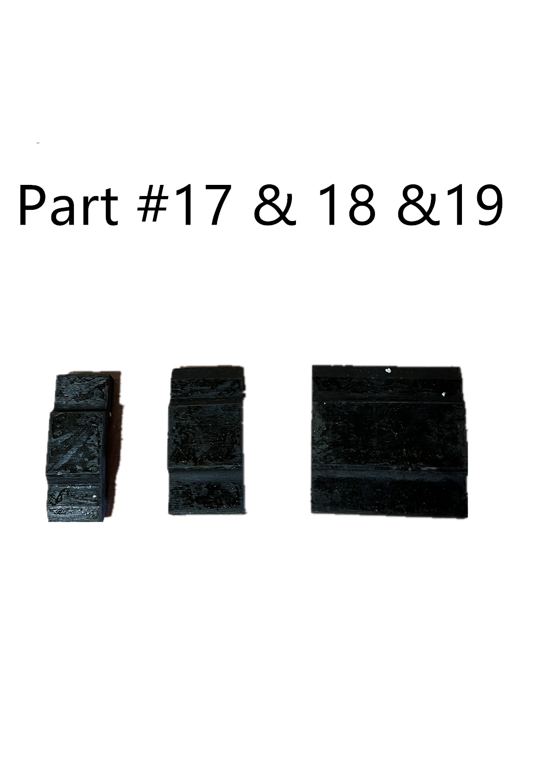 Spare parts - 171010  8" Mini Shear Brake bending fingers