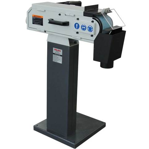 Kaka Industrial BG-4  4"x48" Belt Grinder, High Speed Belt Grinder  110V-60HZ-1PH