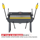 W-4812 48" 12 Gauge Heavy Duty Pan &amp; Box Brake 