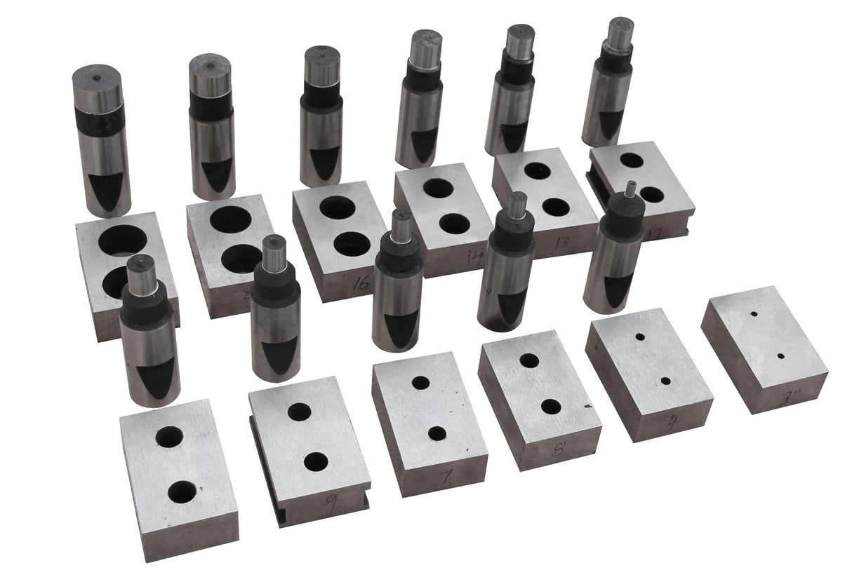 Matrices de poinçonnage de trous ronds de système métrique pour PBS-9