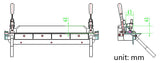 W-2418 Frein de pliage de tôle de calibre 18 de 24 po 