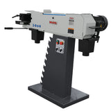 Kaka Industrial PRS-4A Belt Grinder, Belt Sander with Cast Iron Base, Grinds at angle from 30-90 degree, Arc cutting which is ideal for pipe-shaped, 220V-60HZ-3PH
