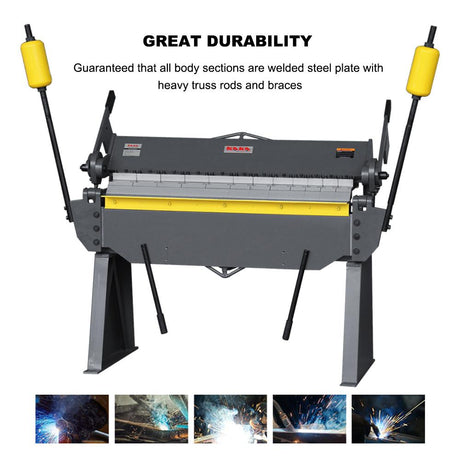 W-4812  48" 12 Gauge Heavy Duty Sheet Metal Pan & Box Brake