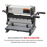 12 INCH 3 IN 1 BRAKE SHEAR AND SLIP ROLL