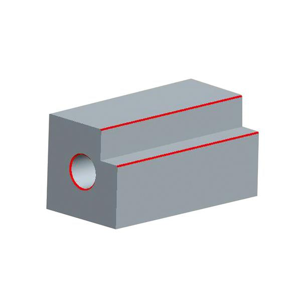 480-0100 Light-duty universal deburring cutter with blade diameter 2.6