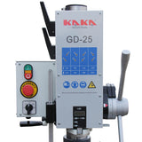 KAKA Industrial GD-25B Forage d'établi vertical à tête d'engrenage robuste.220V-60HZ-3PH.
