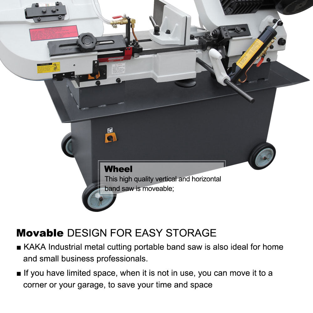 BS-712N  7x12 Inch Metal Cutting Bandsaw . 115V&230V/60HZ/1PH，Prewired 115V.