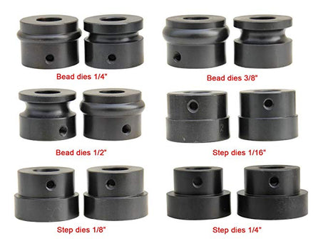 RM-18, 18" Kit de rouleau de perle de fabrication de tôle de profondeur de gorge 