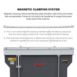 EB-4816B 48" Magnetic Sheet Metal Box and Pan Brake , 220V,1-Phase