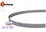 Lame de scie à ruban Bichamp FICUT®27X0.9X2455MM bi-métal, utilisée dans la scie à ruban Kaka Industrial BS-108G