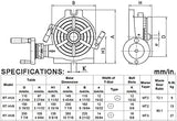 HV-8 TSL Vertical & Horizontal Rotary Table