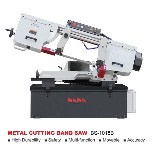 KAKA Industrial BS-1018B 10" Metal Cutting Band Saw Machine. 220V-60HZ-1PH.