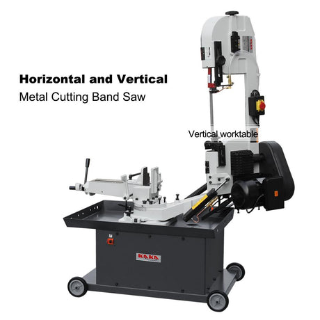 BS-712R 7" Metal Cutting Band Saw Machinery (115V&230V/60HZ/1PH，Prewired 115V)