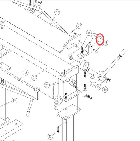 Pièce de rechange pour frein Kaka Industrial MB-36