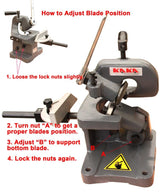 MULTI-PURPOSE THROATLESS SHEET METAL SHEAR MMS-3