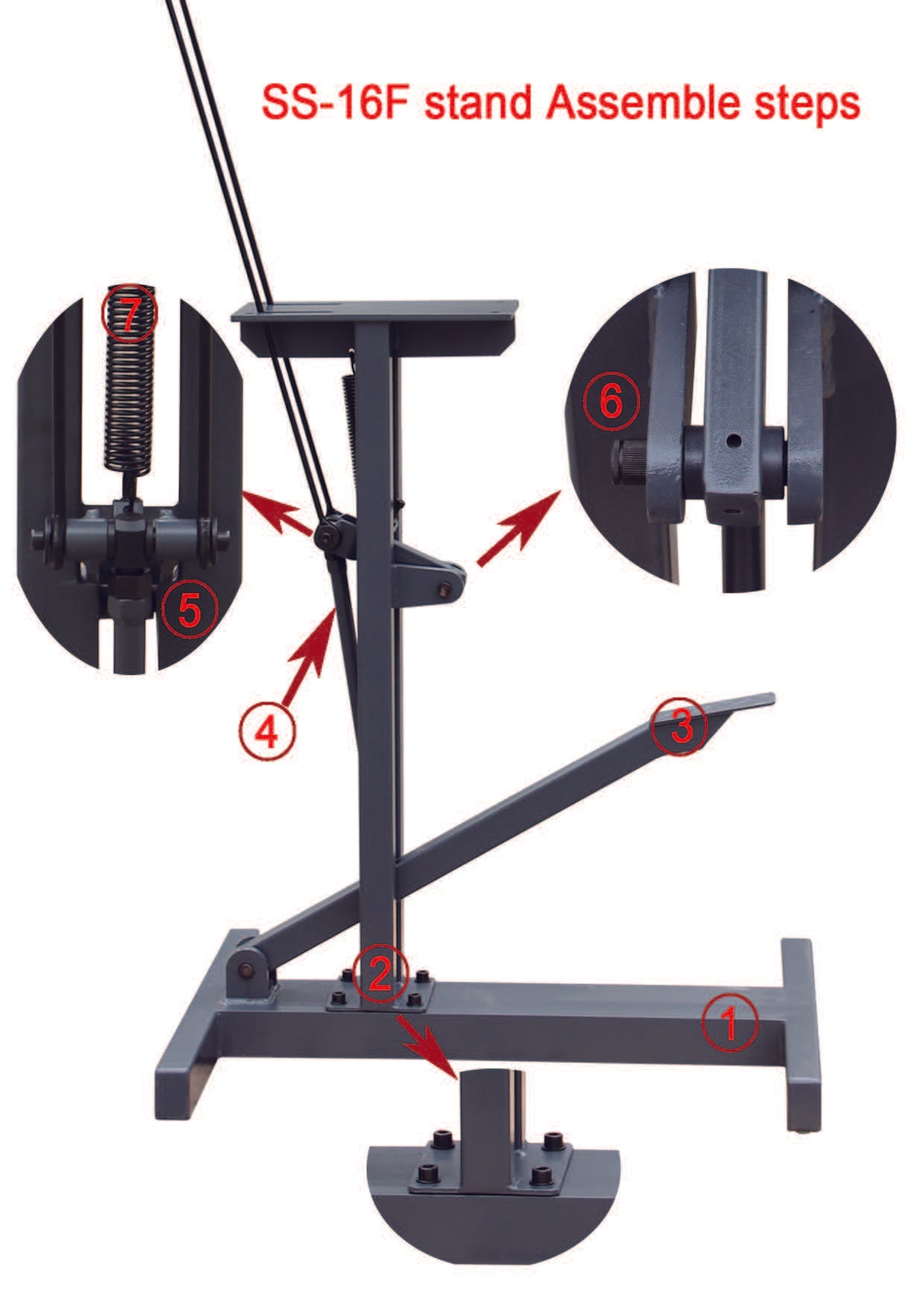 Kaka Industrial Foot Pedal Stand for Shrinker/Stretcher SS-16