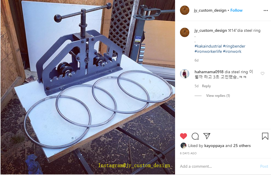 Kaka Industrial TR-60 Cintreuse à rouleaux manuelle pour tubes 