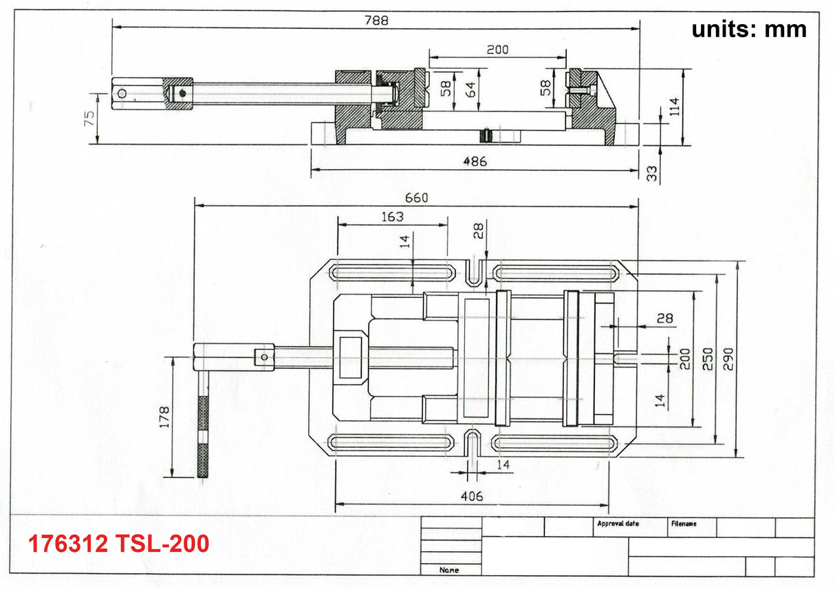 Étau pour perceuse à colonne Kaka Industrial TSL200