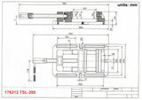 Étau pour perceuse à colonne Kaka Industrial TSL200