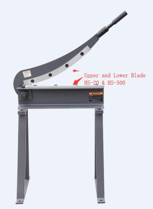 Lame supérieure et inférieure pour cisaille guillotine