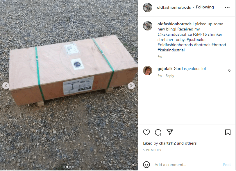 FSM-16 Shrinker Stretcher, capacité en acier doux de calibre 16 