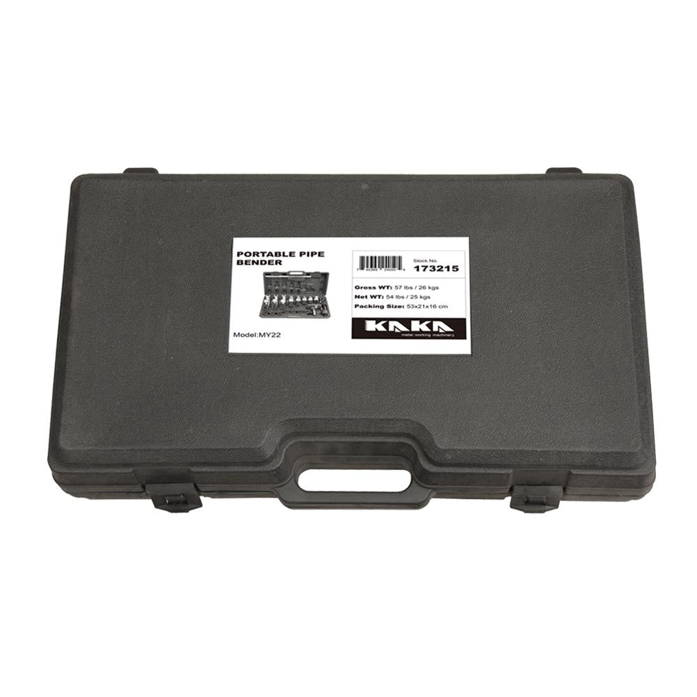 Kaka Industrial MY-22 Kit de cintrage compact, kit de cintrage manuel de tuyaux et tubes avec 8 matrices 